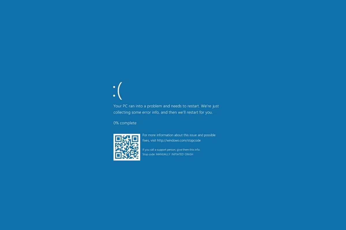 Fix blue screen