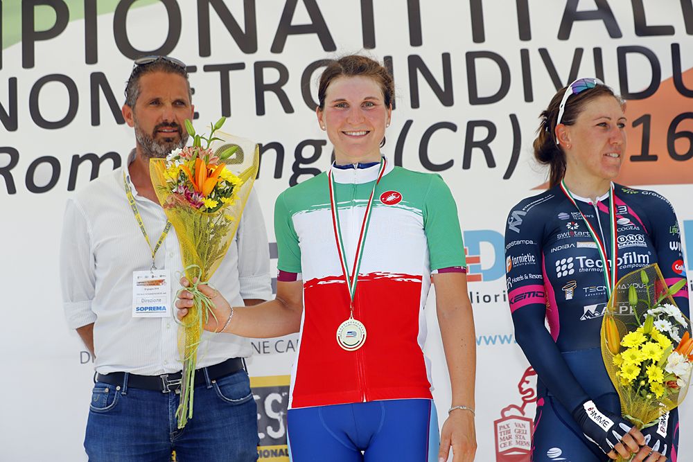 Elisa Longo Borghini (Wiggle High5) wins Italian time trial title 2016