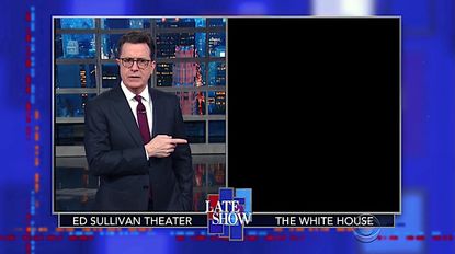 Stephen Colbert checks in on the Trump White House