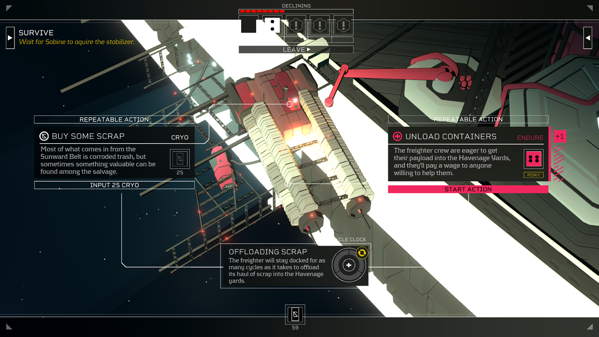 Citizen Sleeper gameplay
