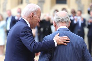 King Charles and President Joe Biden at Windsor
