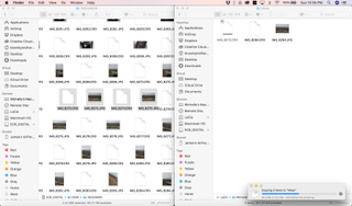 mac paste shortcut folder