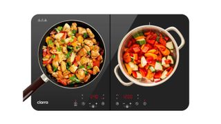 A double ring portable induction hob by CIARRA
