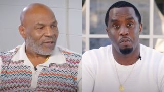 Mike Tyson speaks during Good Trouble interview, while Diddy speaks in a personal video.