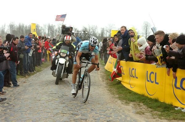 The cobbles held no fears for Tom Boonen at Paris-Roubaix 2012