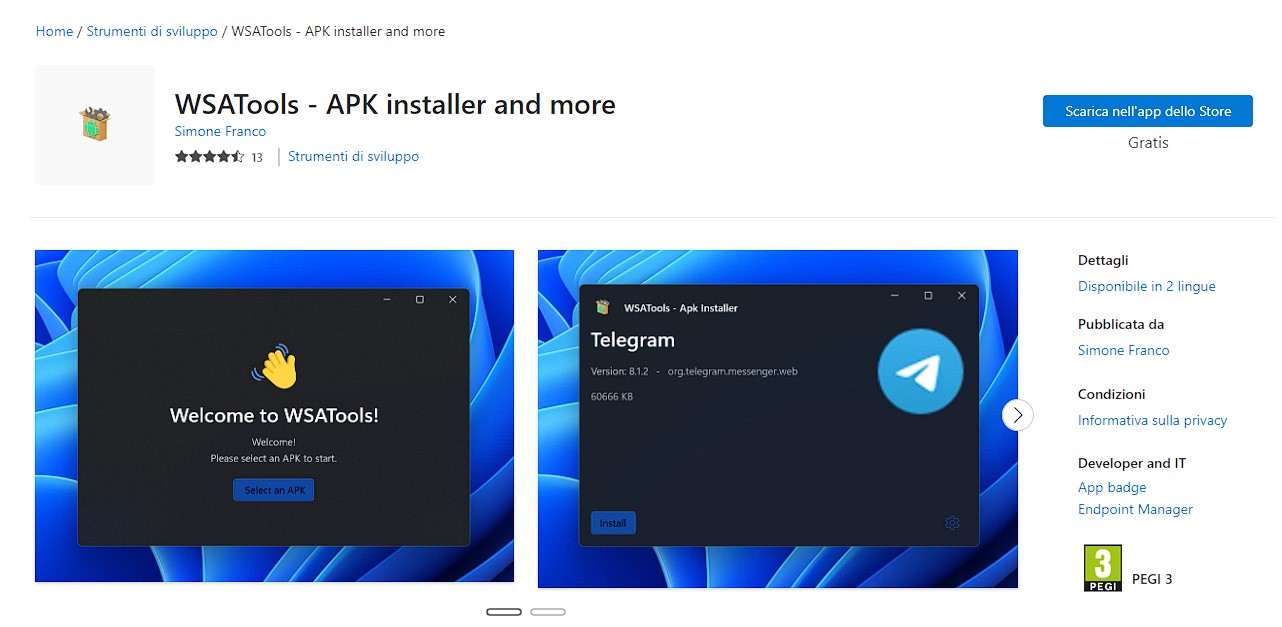 Come installare le app Android su Windows 11