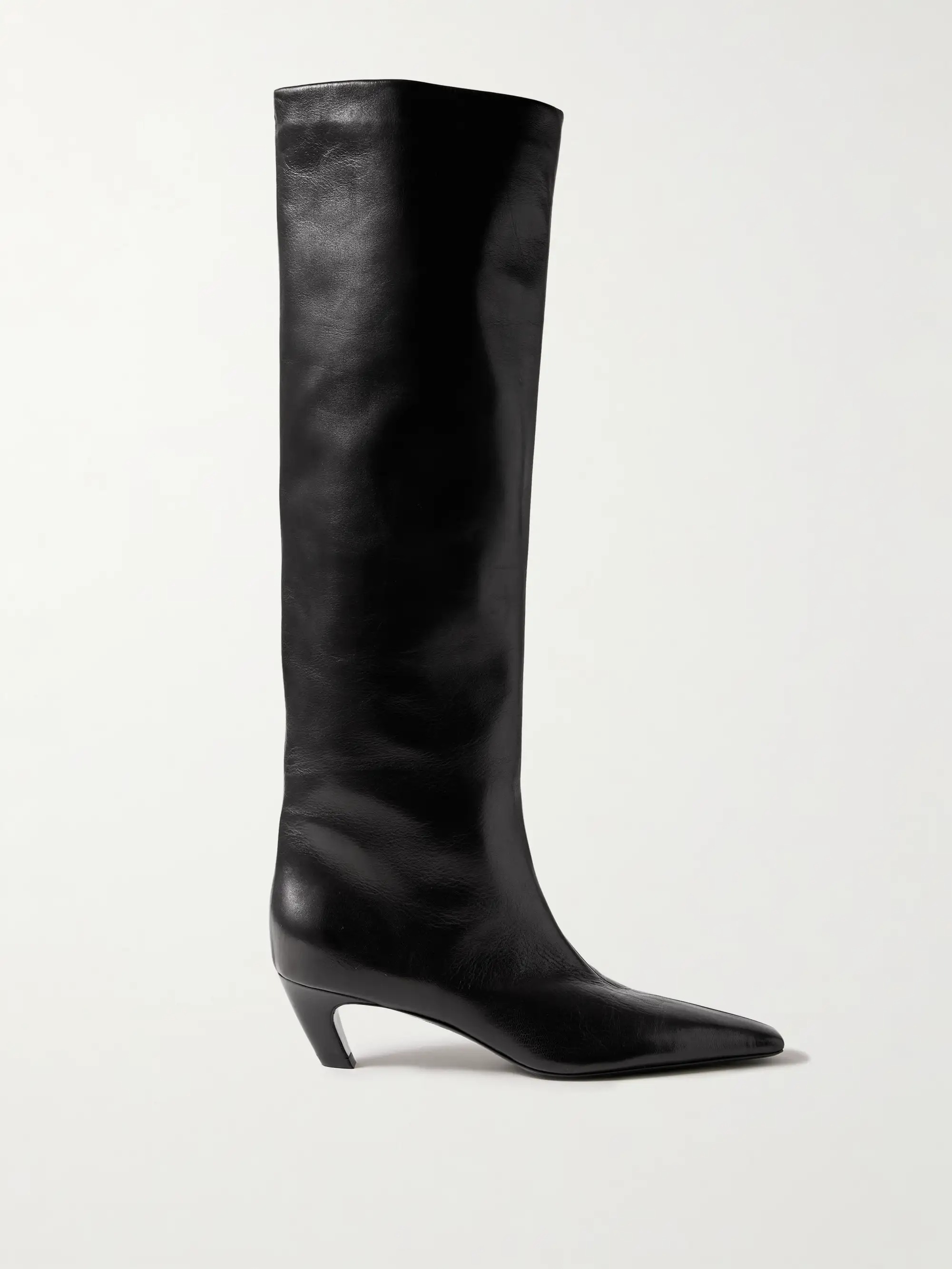Khaite, Davis Leather Knee-High Boots