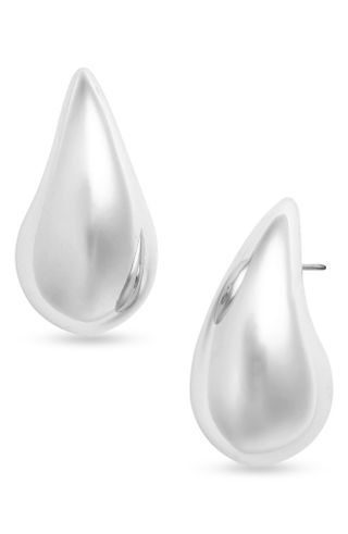 Open Edit, Polished Teardrop Stud Earrings