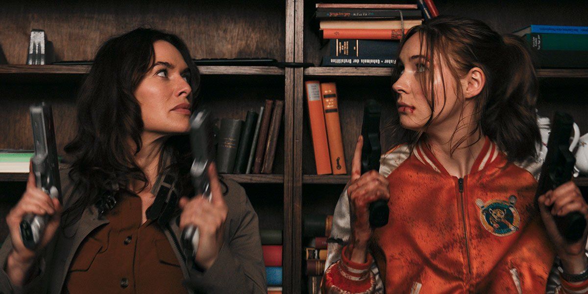 Lena Headey and Karen Gillan in Gunpowder Milkshake