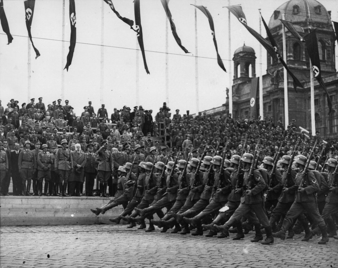 Nazi soldiers, 1938.