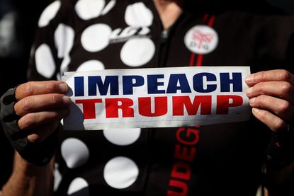 Impeach Trump sticker.