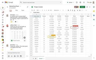 Google Sheets in a Google Chat