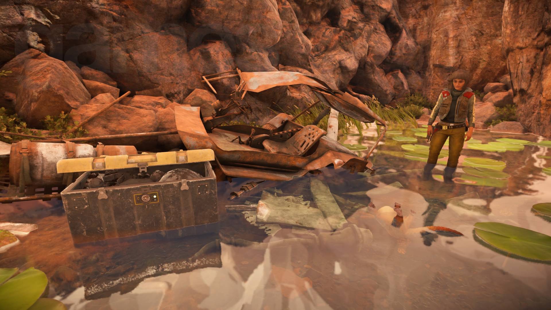 Where to find the Star Wars Outlaws Crashed Speeder