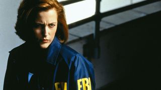 Gillian Anderson in the X Files