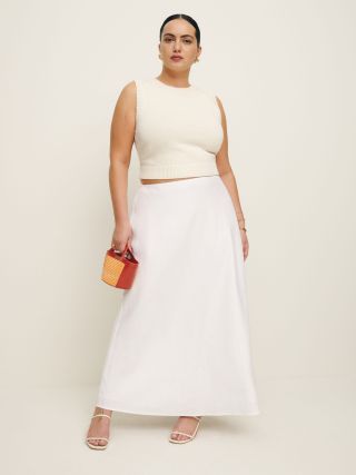 Reformation Layla Linen Skirt