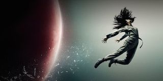 The Expanse < girl floating through space