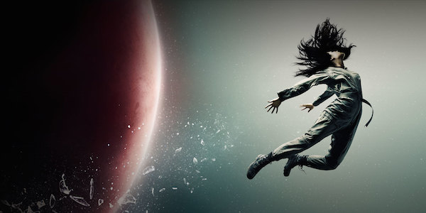 The Expanse &lt; girl floating through space