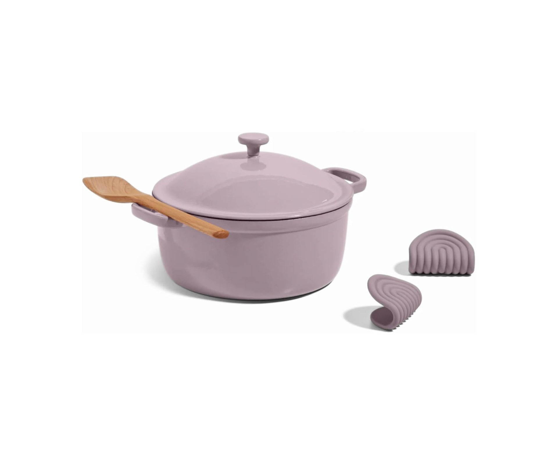 Our Place Cast Iron Perfect Pot in pastel pink