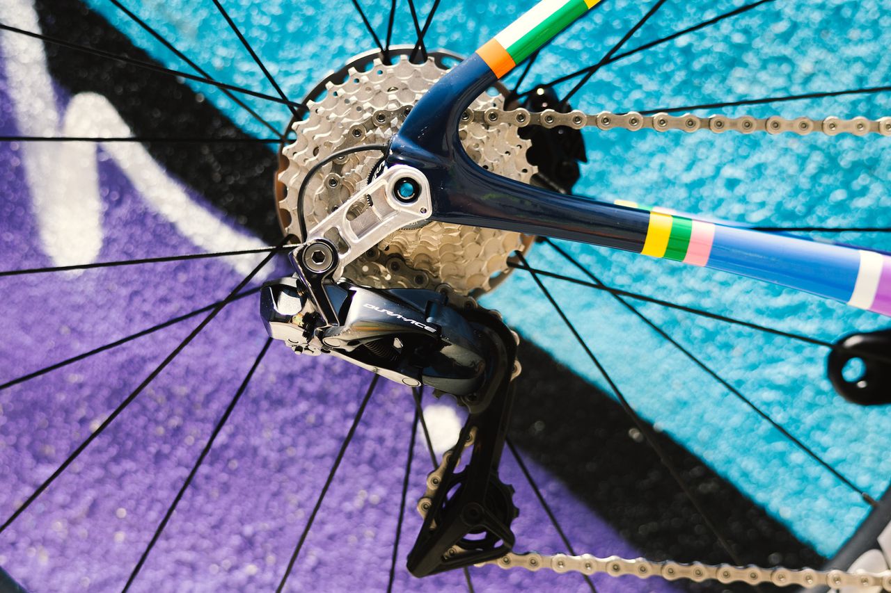 The 2021 Cannondale Supersix Evo in EF Education-EasyPost team colors