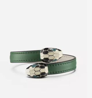 Bulgari Serpenti forever leather bracelet