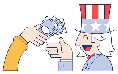 Uncle Sam Takes His Cut