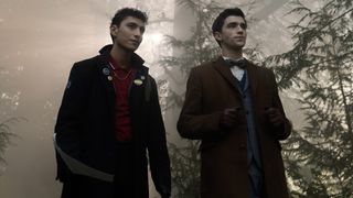 Charles and Edwin in the woods in Dead Boy Detectives episode 2