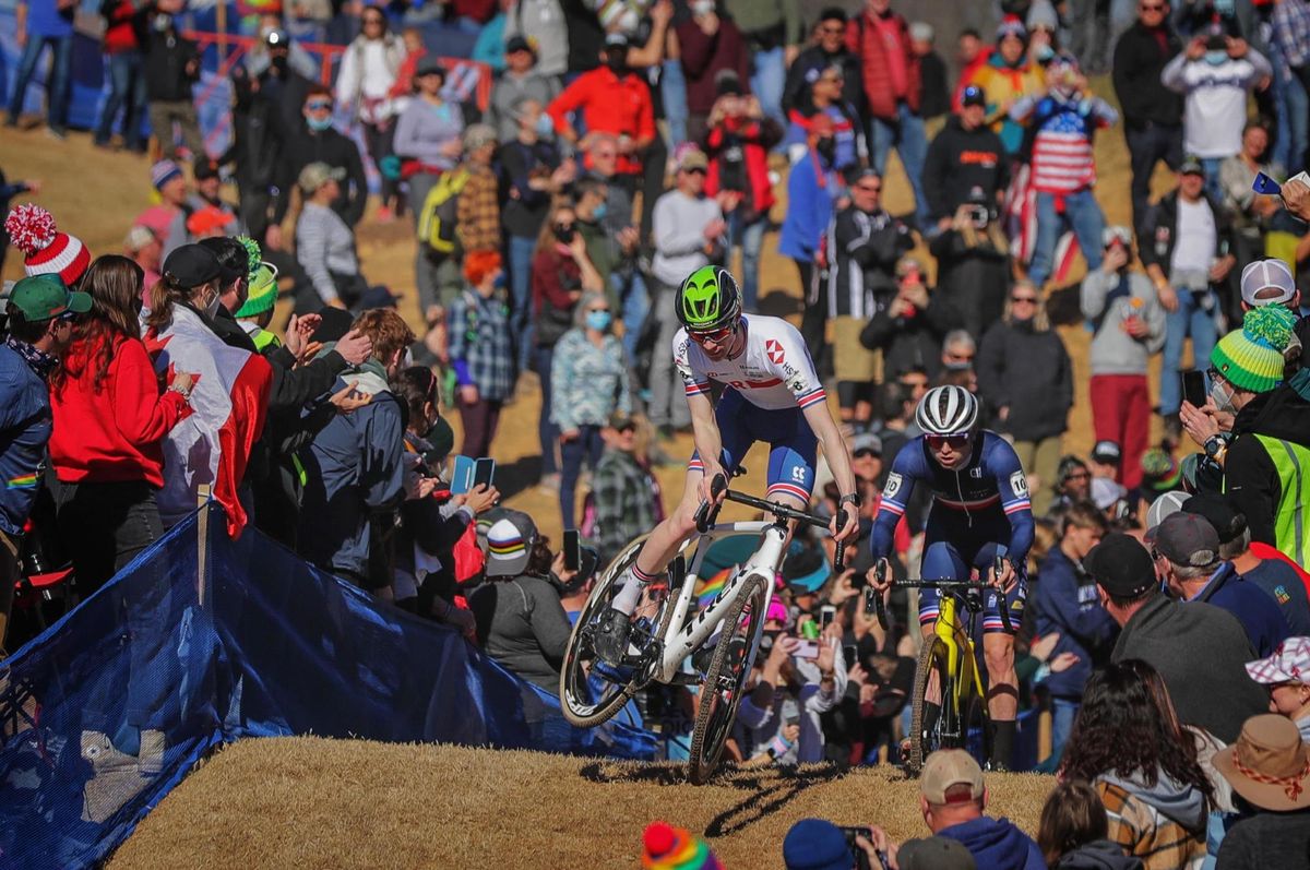 UCI Cyclocross world championships Fayetteville 2022 USA Men Junior 30012022 Nathan Smith GBR photo Alex WhiteheadSW PixCVSprintCyclingAgency2022