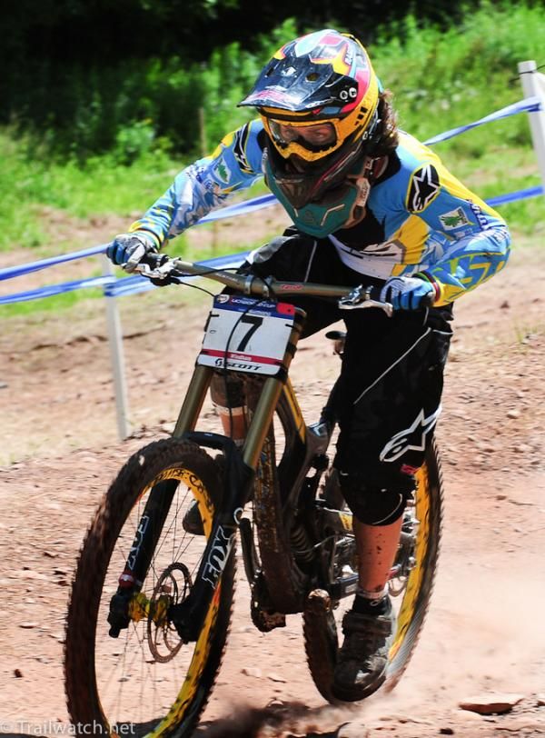 Emmeline Ragot (Team GR) finishing 8th
