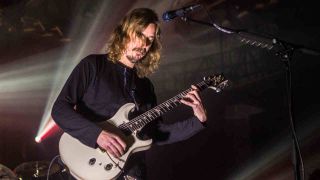 Opeth’s Mikael Akerfledt playing live in 2014