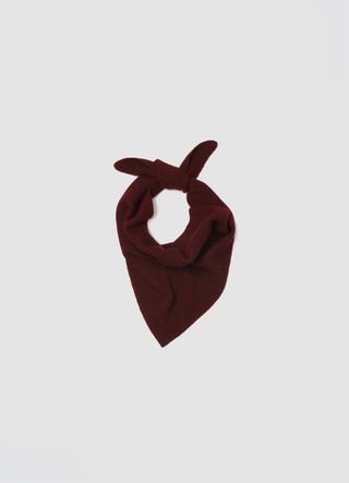 Xl Cashmere Foulard in Burgundy