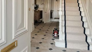 grand entrance hall with encaustic tiles