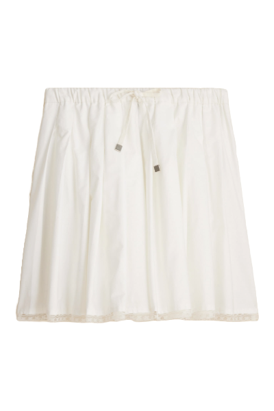 J.Crew, Pleated Tie-Waist Mini Skirt 