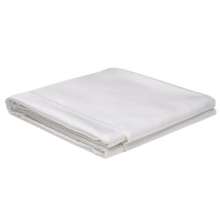 one white satin folded sheet