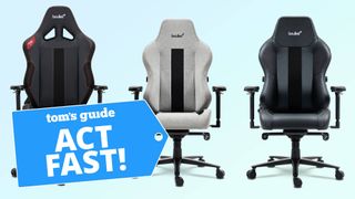 Boulies gaming chairs from left to right: Ninja Pro, Master in Ash Grey, Master in Nappa Leather