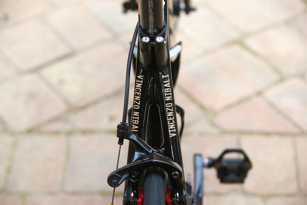 No mistaking who this bike belongs to