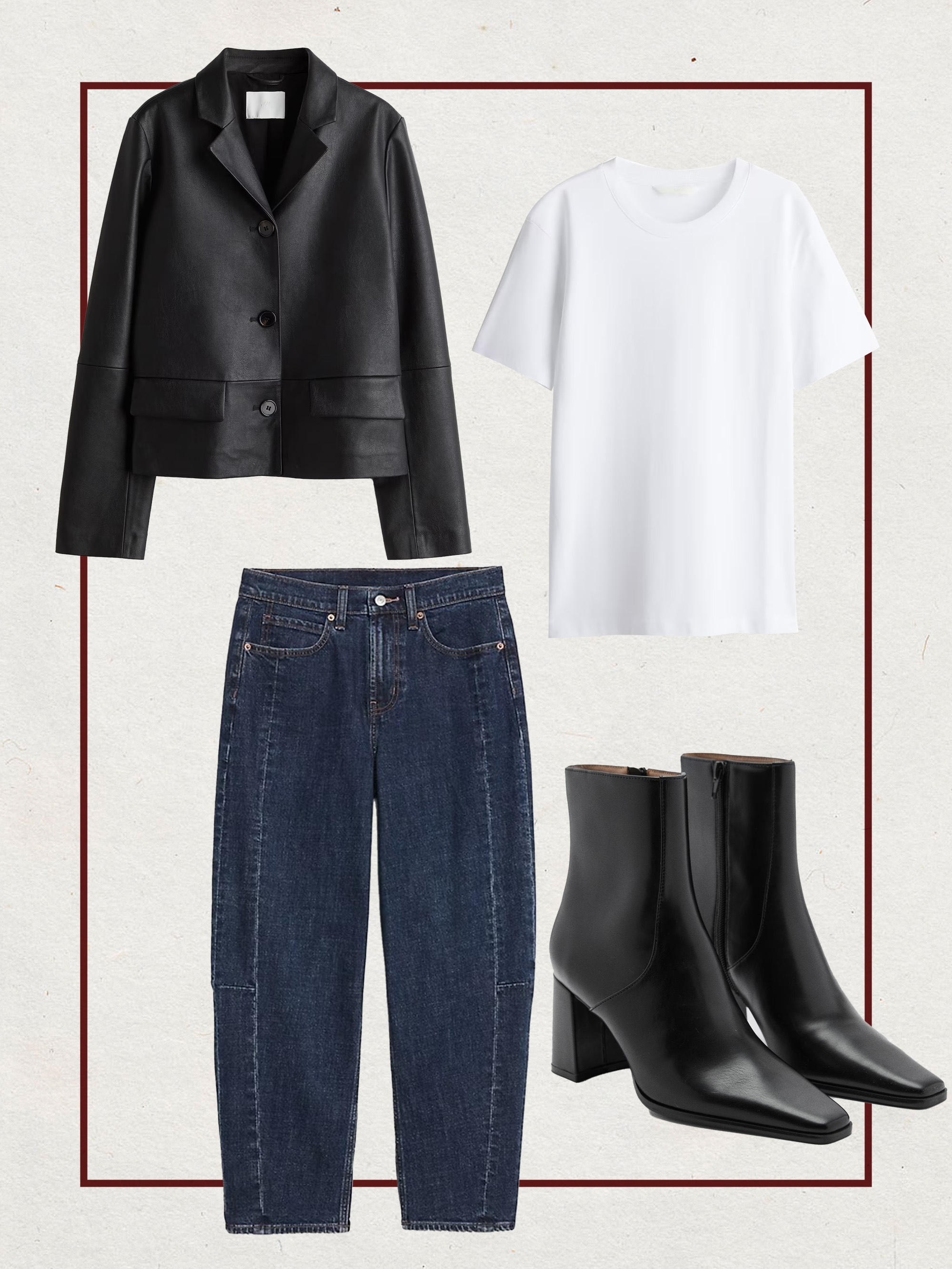 Photo of affordable fall outfit.