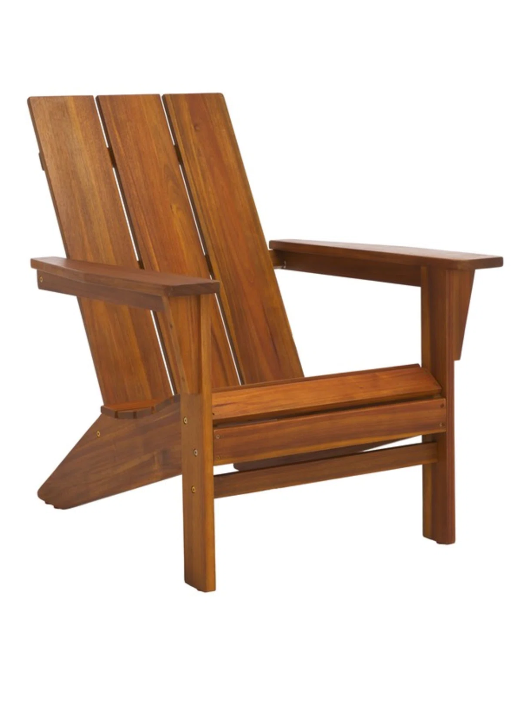 a wood adirondack chair