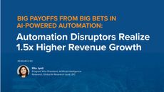 Dark whitepaper cover with title and contributor photo and background image of a digital globe image