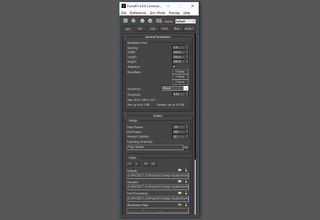 Create clouds with FumeFX: General section parameters