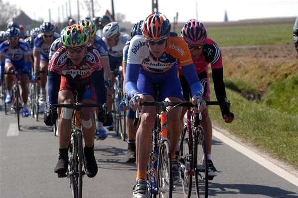 Flash back: Mathew Hayman driving the bunch at Gent - Wevelgem back in 2003.