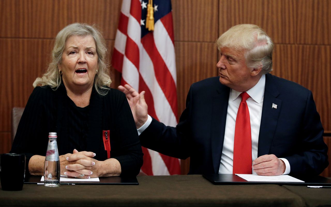 Trump&amp;#039;s pre-debate press conference with Bill Clinton&amp;#039;s accusers, including Juanita Broaddrick.