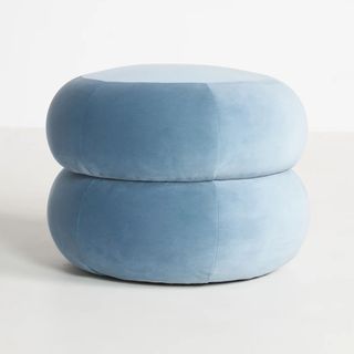 Muntz Velvet Ottoman