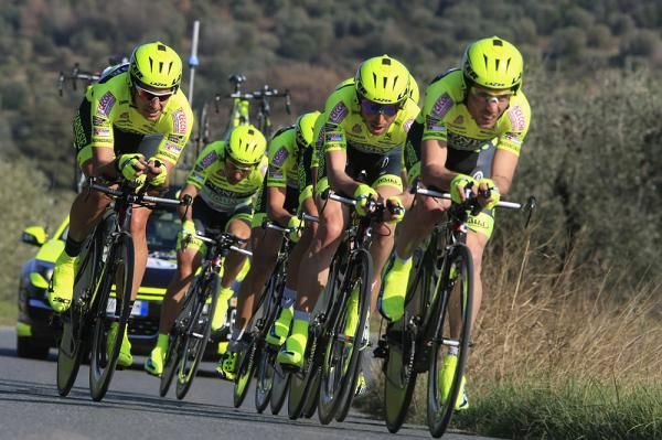 The Farnese Vini team took 12th in the team time trial
