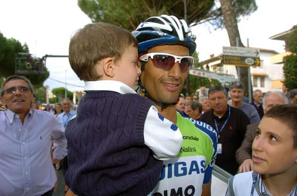 Race winner Daniele Bennati (Liquigas - Doimo)