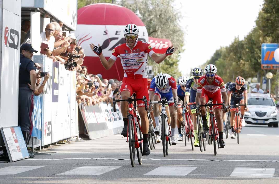 Davide Ballerini (Androni-Sidermec) lands the Memorial Marco Pantani.