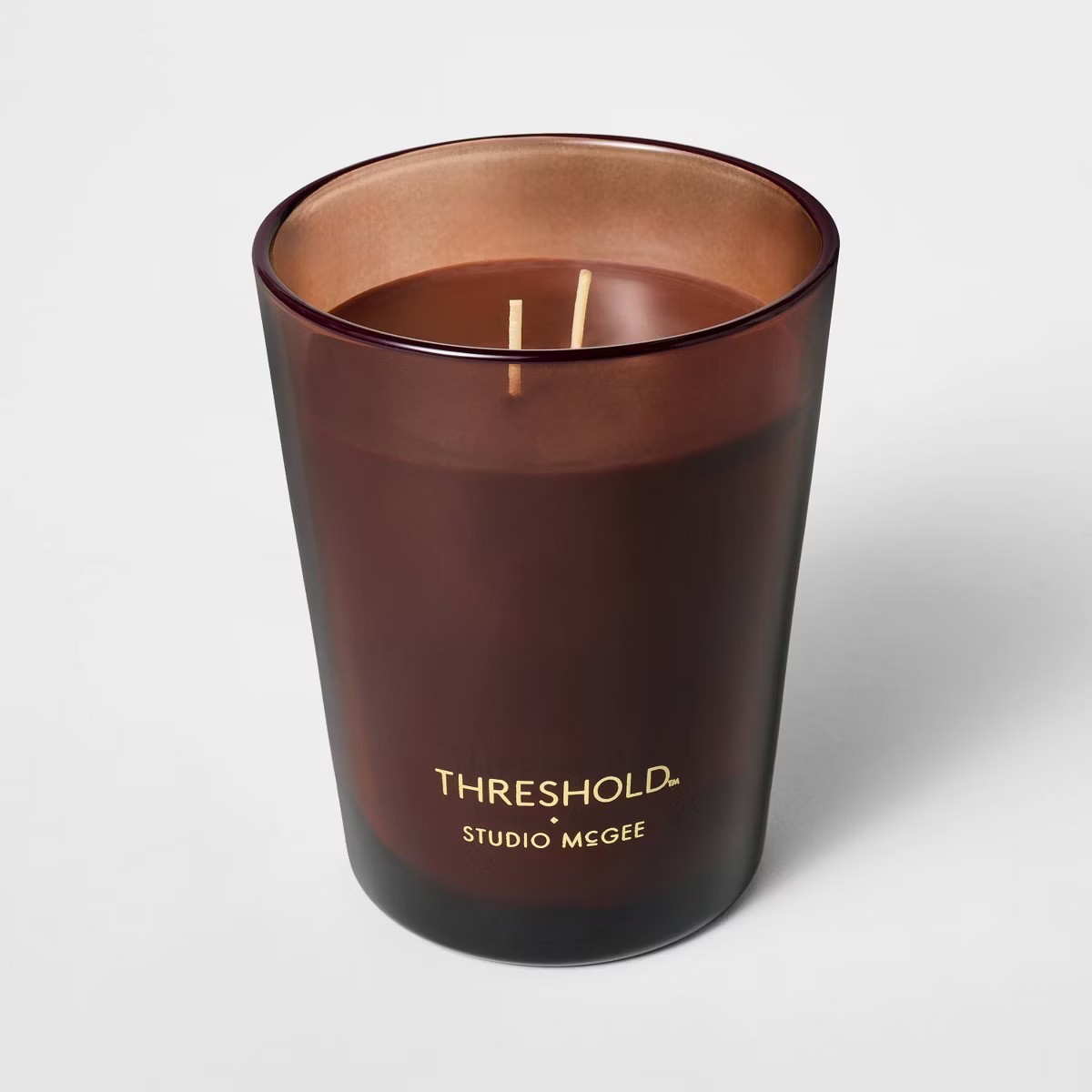 2 Wick Glass Candle &amp;ndash; Threshold&amp;trade; by Studio McGee, Black Pepper &amp;amp; Mahogany