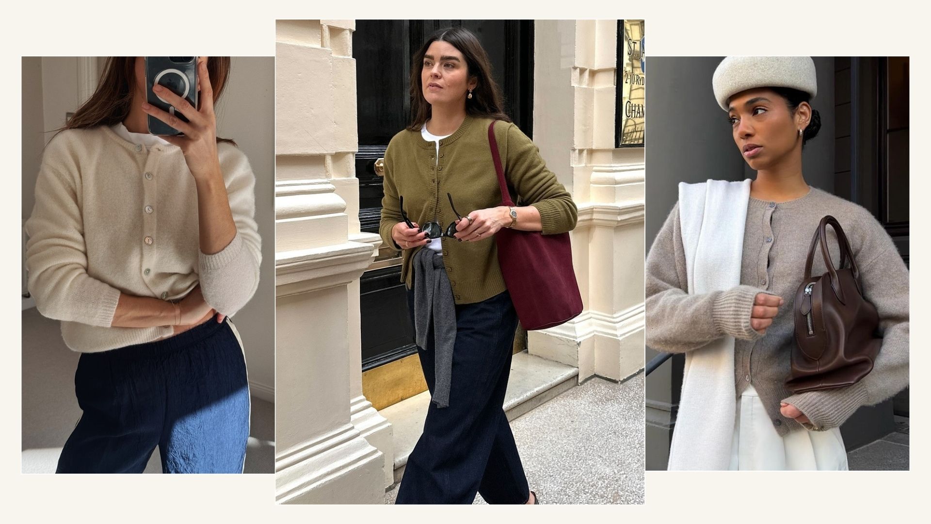 Expensive-looking cardigans