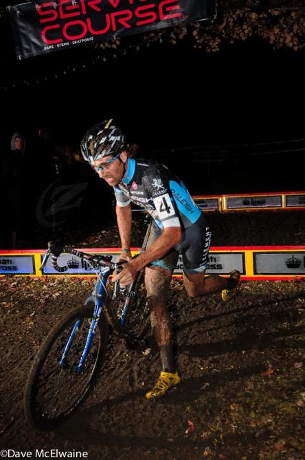 Jamey Driscoll (Raleigh Clement) clearing the barriers