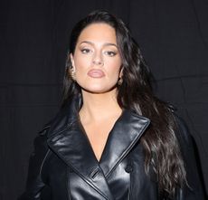 Ashley Graham at the Alberta Ferretti Fall/Winter 2024 show at Milan Fashion Week