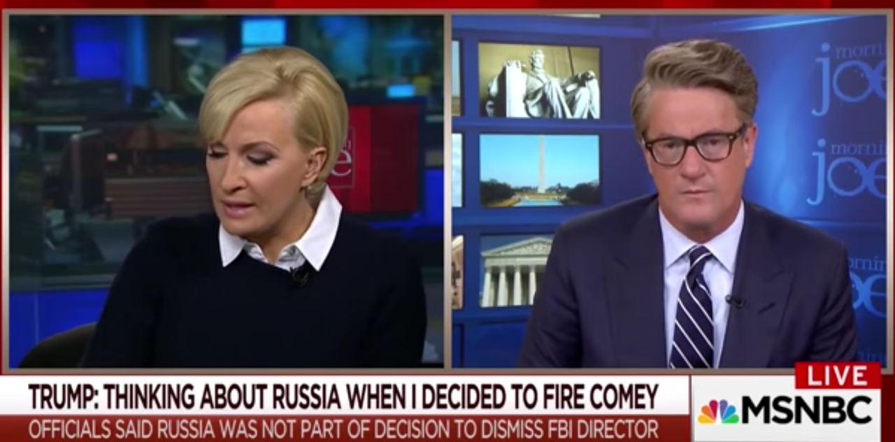 Mika Brzezinski and Joe Scarborough. 